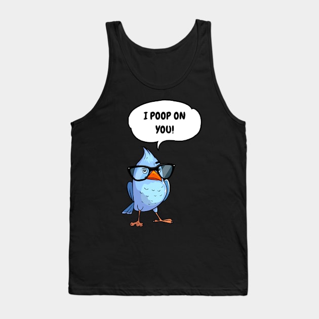 Birdwatching Birding Binoculars Birdwatcher Tank Top by ChrisselDesigns